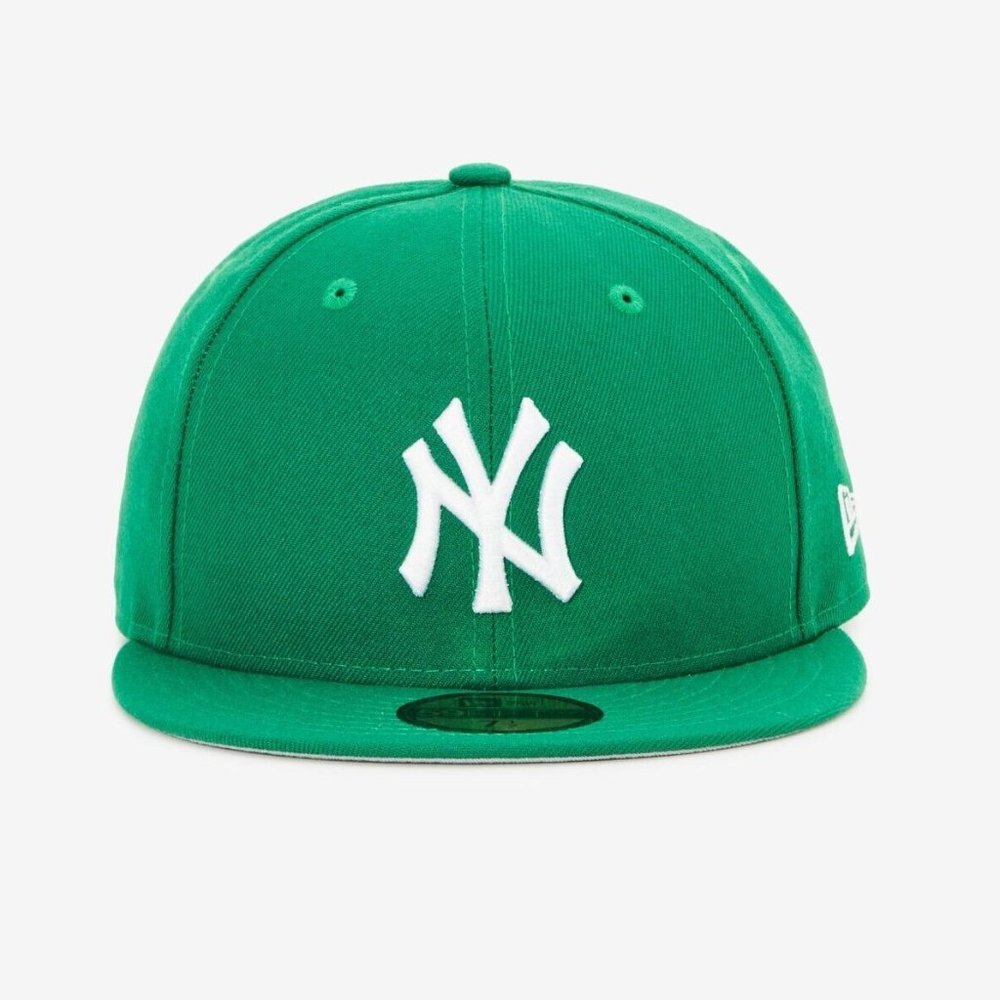 New Era New York Yankees 59FIFTY Fitted Hat Cap Kelly Green 7 1/4 - Picture 3 of 4